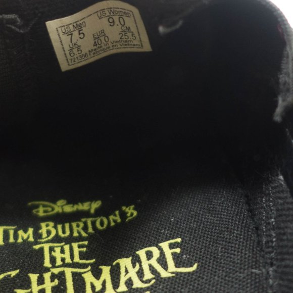 Vans Nightmare Before Christmas Oogie Boogie Glow Sneakers - Women's Size 9 - Picture 10 of 10